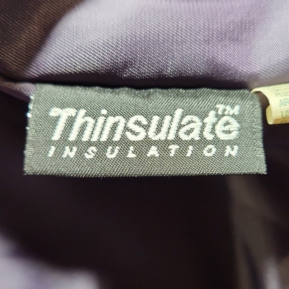 𝅺Size M L.L.Bean Corduroy Jacket Eggplant color Lightly Insulated - Picture 15 of 15